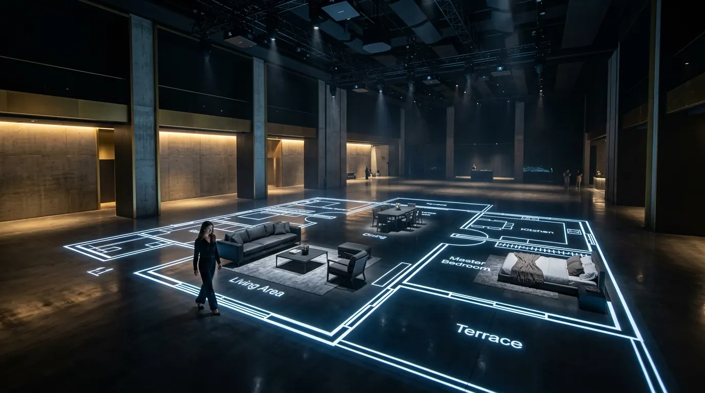 Immersive theatre environment